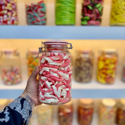 پاستیل دندونی توت فرنگی خامه ای ببتو